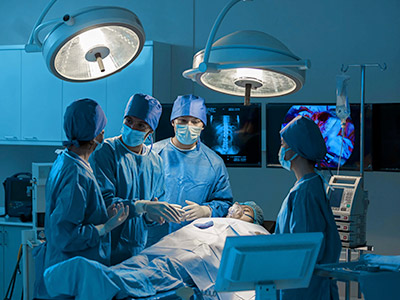 Técnico de laboratorio analizando muestras